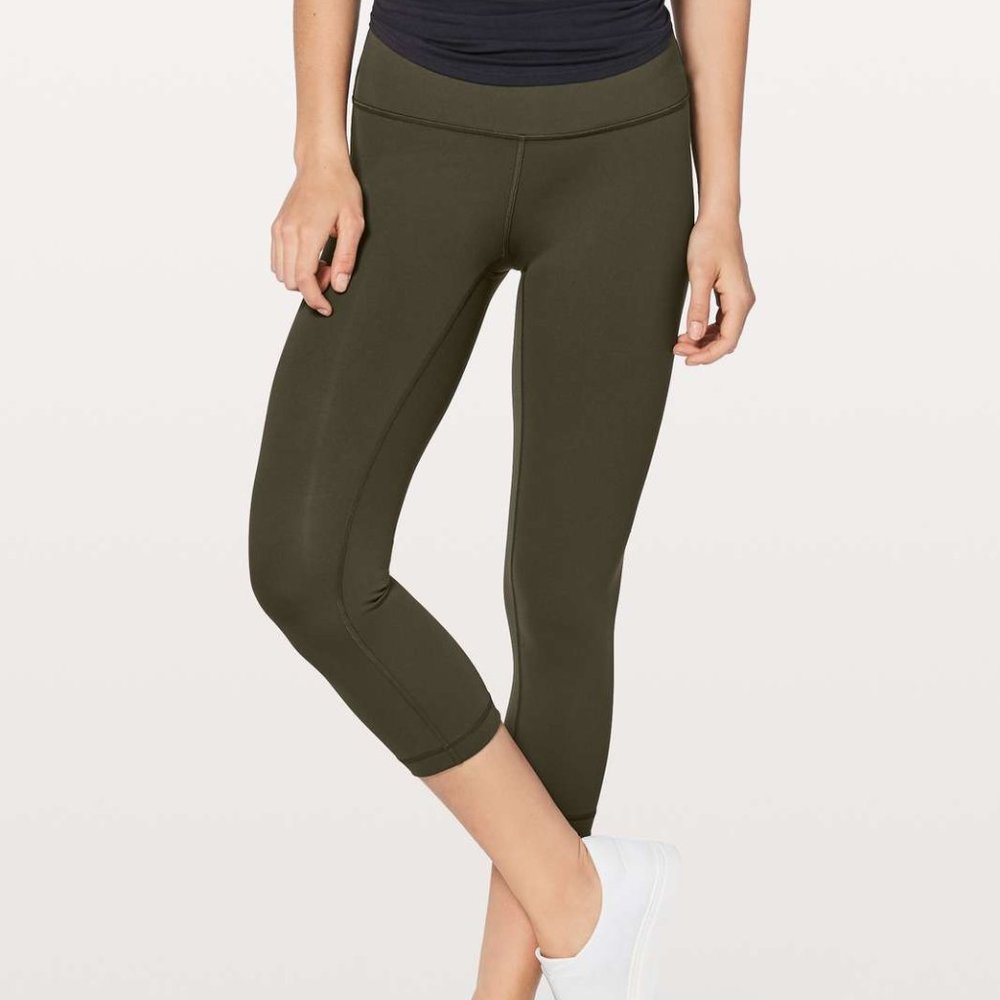 🍋 LULULEMON Wunder Under Crop (Hi-Rise)